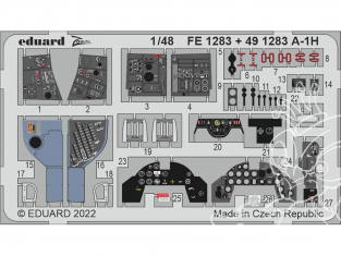 EDUARD photodecoupe avion FE1283 Zoom amélioration A-1H Tamiya 1/48
