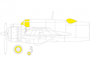 Eduard Express Mask EX874 Beaufighter Mk.VI TFace Tamiya 1/48