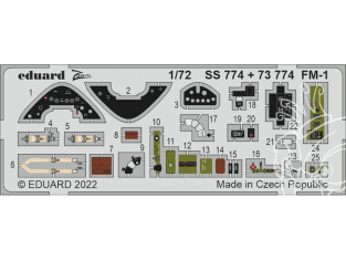 Eduard photodecoupe avion SS774 Zoom amélioration FM-1 Arma Hobby 1/72