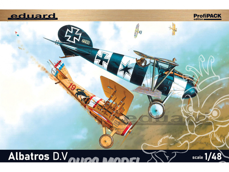 EDUARD maquette avion 8113 Albatros D.V ProfiPack Edition Réédition 1/48