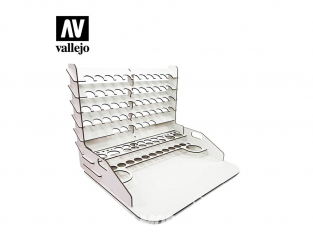 Vallejo accessoire peinture 26012 Poste de travail 40 x 30 cm avec rangement vertical