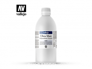 Vallejo 28.653 Vernis Polyuréthane Ultra Mat 500ml