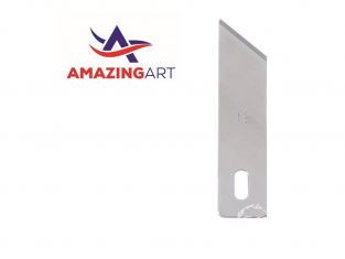 AmazingART 19915 10 LAMES DE RECHANGE OBLIQUE N°19 pour couteau N°2