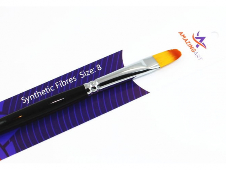 AmazingART 13005 BROSSE SYNTHÉTIQUE SEMI-CIRCULAIRE 8