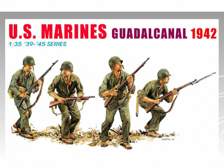 DRAGON maquette militaire 6379 US Marines Guadalcanal 1/35