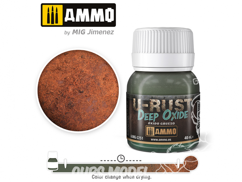 Mig U-RUST 2251 Rouille épaisse - Deep Oxide 40ml