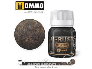 Mig U-RUST 2252 Rouille noire - Black Oxide 40ml