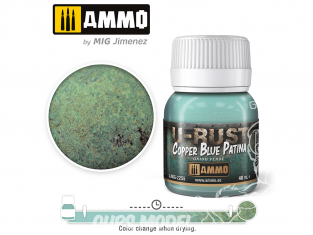 Mig U-RUST 2255 Rouille patine bleu cuivre - Copper blue Patina 40ml