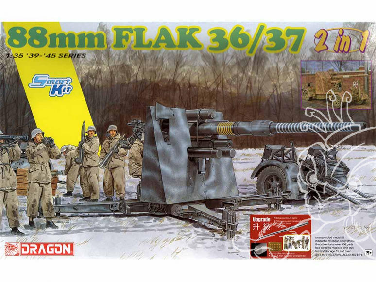 Dragon maquette militaire 6923 88mm Flak 36/37 1/35