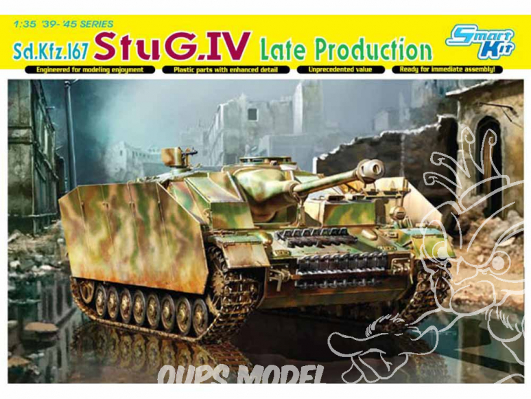 DRAGON maquette militaire 6612 StuG IV Production Tardive 1/35
