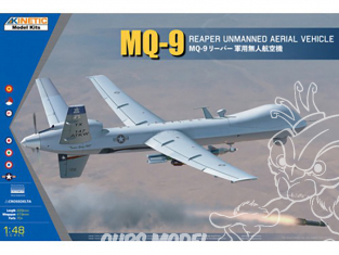 Kinetic maquette avion K48067 Drone MQ-9 Reaper Unmanned aerial vehicle 1/48