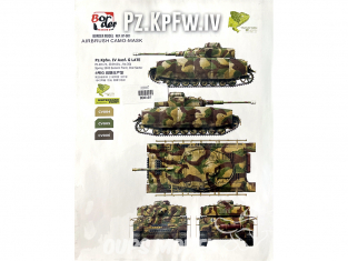 Border model accessoire BD0107 Masques camouflage Pz.Kpfw.IV Ausf.G Late 1/35