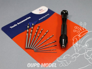 Outils de modélisme : 5 forets de rechange pour perceuse manuelle - Revell  39068