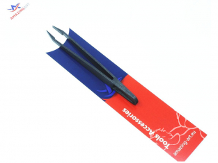 AmazingART 19991 PINCE DE PRECISION BOUT LARGE EN PLASTIQUE 11cm