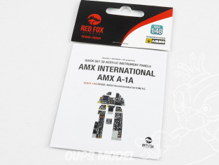 Red Fox Studio Tableaux de bord 3D avion RFQS-48050 AMX International AMX A-1A Kinetic 1/48
