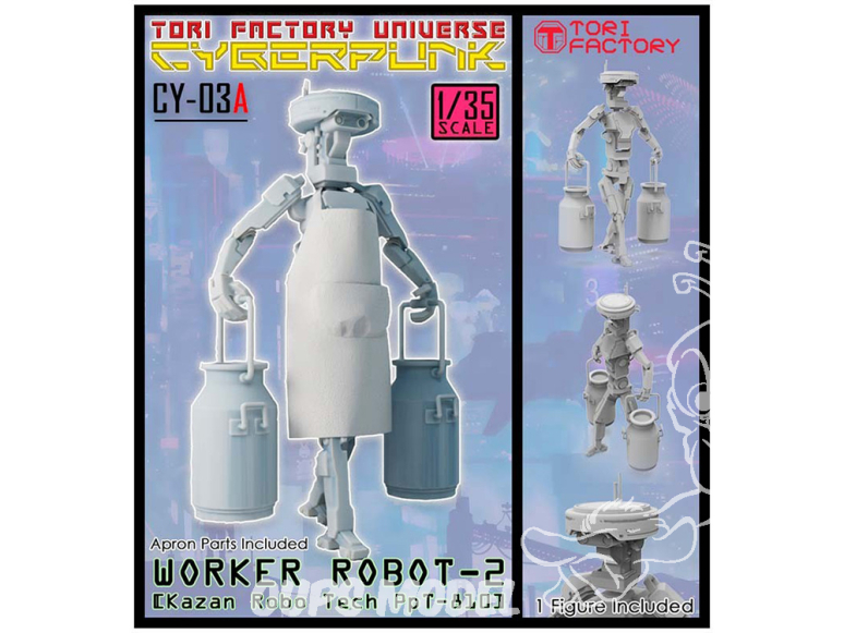 Tori Factory maquette CYBERPUNK CY-03A Worker Robot-2 1/35