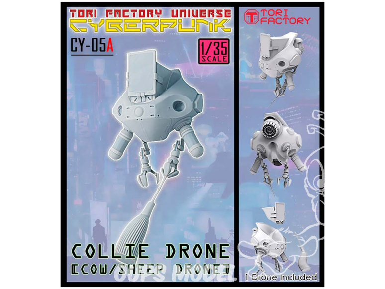 Tori Factory maquette CYBERPUNK CY-05A Collie drone 1/35