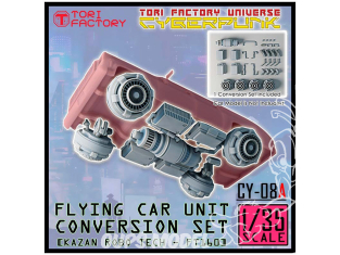 Tori Factory maquette CYBERPUNK CY-08A Kit conversion Voiture volante - Flying car 1/35