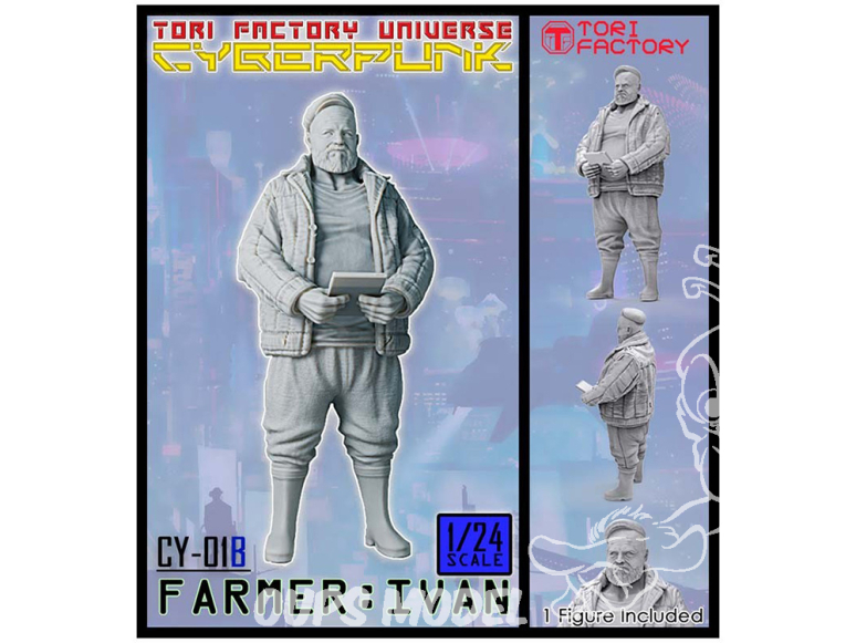 Tori Factory maquette CYBERPUNK CY-01B Farmer Ivan 1/24
