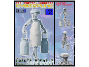 Tori Factory maquette CYBERPUNK CY-03B Worker Robot-2 1/24