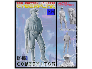 Tori Factory maquette CYBERPUNK CY-06B Cowboy Tom 1/24