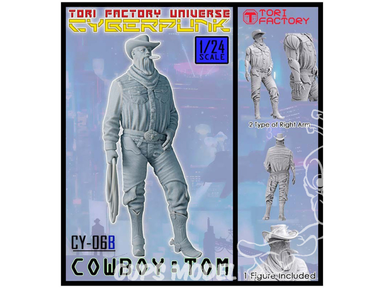 Tori Factory maquette CYBERPUNK CY-06B Cowboy Tom 1/24