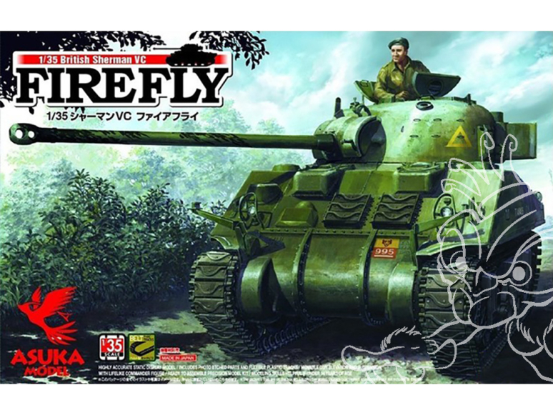 Asuka maquette militaire 35-009 Sherman VC Firefly Britannique 1/35