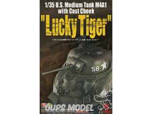 Asuka maquette militaire 35-035 M4A1 "Lucky Tiger" 1/35