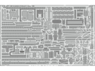Eduard photodecoupe bateau 53285 USS Constellation CV-64 Partie 5 - Island Trumpeter 1/350