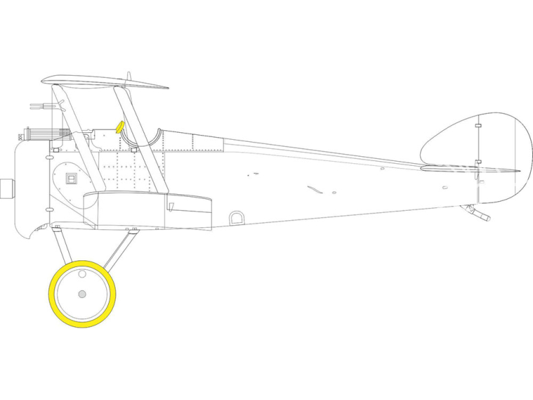Eduard Express Mask EX879 Sopwith Camel Eduard 1/48