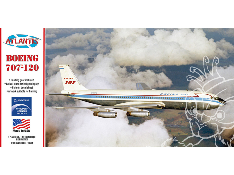 Atlantis maquette avion H246 Boeing 707-120 1/139