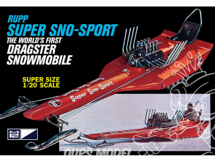 MPC maquette voiture 961 Rupp Super Sno-Sport Dragster des neiges 1:20