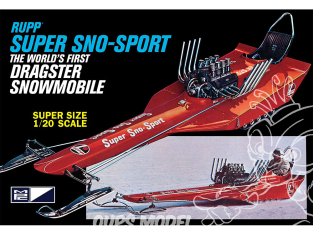 MPC maquette voiture 961 Rupp Super Sno-Sport Dragster des neiges 1:20