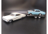 AMT maquette voiture 1223 Cal Drag Combo 1964 Galaxie, AWB Falcon et Remorque 1/25