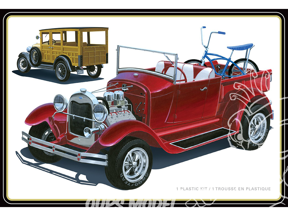 AMT 1929 Ford Woody Pickup 1:25 Scale Model Kit 