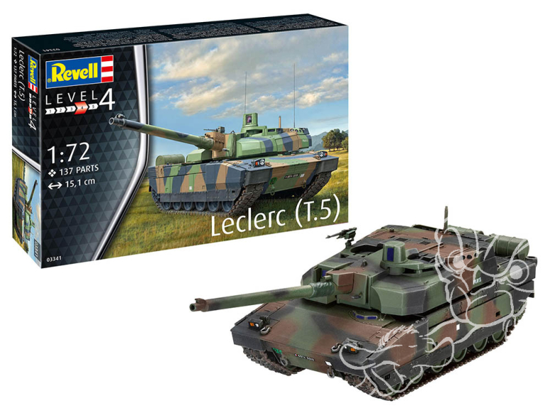 Revell maquette militaire 03341 Char Français char Leclerc T5 1/72