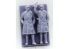 FC MODEL TREND figurine résine 37009 Equipage de char Soviétique uniforme hiver WWII Set 2 1/35
