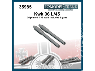 FC MODEL TREND accessoire résine 35985 Canon Kwk 36 L/45 1/35