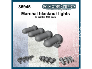 FC MODEL TREND accessoire résine 35945 Feux Marchal Blackout 1/35