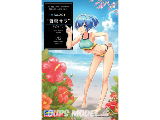 Hasegawa maquette figurine 52319 12 Egg Girls Collection No.26 "Maiyuki Sara" (bikini) 1/12