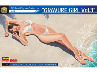 Hasegawa maquette figurine 52320 Collection de figurines réelles n° 16 "Gravure Girl Vol.3" 1/12