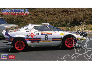 HASEGAWA maquette voiture 20561 Lancia Stratos HF "Rallye de course 1981" 1/24