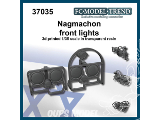 FC MODEL TREND accessoire résine 37035 Feux avant Nagmachon 1/35