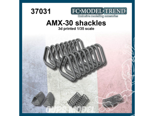 FC MODEL TREND accessoire résine 37031 Anneaux AMX-30 1/35