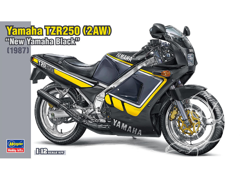 Hasegawa maquette moto 21743 Yamaha TZR250 (2AW) "Nouveau Yamaha Noir" 1/12