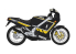 Hasegawa maquette moto 21743 Yamaha TZR250 (2AW) &quot;Nouveau Yamaha Noir&quot; 1/12