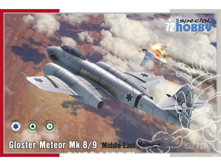 Special Hobby maquette avion 72463 Gloster Meteor Mk.8/9 ‘Middle East Meteors’ 1/72
