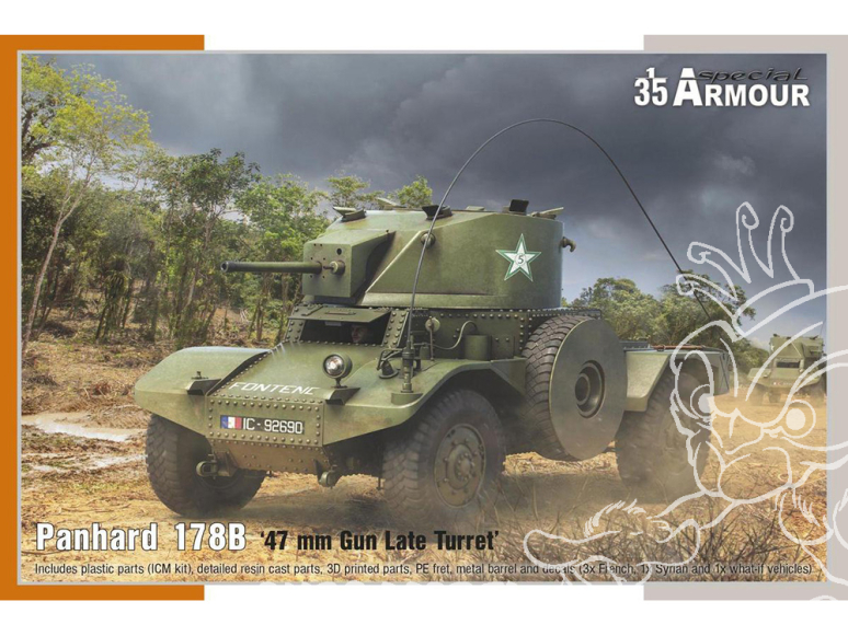 Special Armour SA35009 Panhard 178B tourelle tardive avec canon de 47 mm 1/35