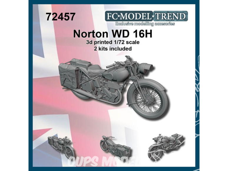 FC MODEL TREND maquette résine 72457 Norton WD 16H 1/72