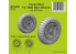 Cmk kit d&#039;amelioration Q72400 Roues principales Focke Wulf Fw 190D-9 pour kits IBG 1/72